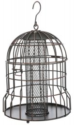 Trixie Karmnik na orzechy, z siatką ochronną, czarny/brązowy, metal 820 ml/20 cm