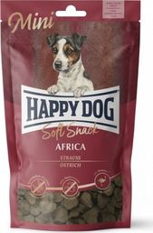  Happy Dog Soft Snack Mini Afryka, przysmak dla psów dorosłych do 10 kg, struś, 100g, saszetka
