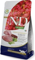  Farmina FARMINA N&D CAT QUINOA WEIGHT MANAGEMENT LAMB & BROCCOLI - Odchudzanie, z jagnięciną, quinoa, brokułami i szparagami 1,5kg
