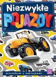 Aksjomat Książka Minialbum z naklejkami. Niezwykłe pojazdy. Wydanie II