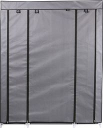 Saska Garden Szafa tekstylna, garderoba ciemno szara 175x133x43CM universal