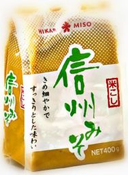  Hikarimiso Pasta Shinshu Shiro Miso, jasna 400g - Hikarimiso