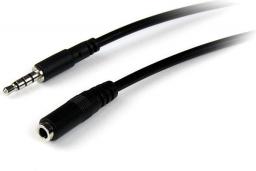 Kabel StarTech Jack 3.5mm - Jack 3.5mm 2m czarny (MUHSMF2M)