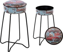 Bigbuy Home Taboret 116190 Retro Niebieski