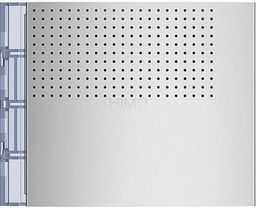 Bticino SFERA: Plakietka modułu fonicznego podstawowego - bez przycisków - Aluminium Legrand 351001 himp