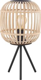 Lampa stołowa EGLO Lampa stołowa kremowa Eglo BORDESLEY z drewna 43218