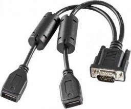 Kabel USB Honeywell 2x USB-A - 0.25 m Czarny (VM3052CABLE)