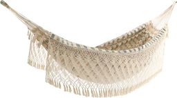 Brazilian Brazilian Hamak dwuosobowy, beżowo-brązowo-czarny BRAZ8