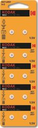 Kodak KODAK BATERIE ALKALICZNE MAX AG7 LR 57 BLISTER X 10 SZT.