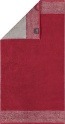  Cawo Frottier Ręcznik TWO-TONE Bordeaux 50x100 cm