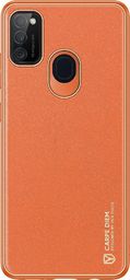  Dux Ducis Dux Ducis Yolo eleganckie etui pokrowiec ze skóry ekologicznej Samsung Galaxy M30s pomarańczowy
