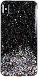  Wozinsky Wozinsky Star Glitter błyszczące etui pokrowiec z brokatem Samsung Galaxy M51 czarny