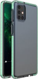  Hurtel Spring Case pokrowiec żelowe etui z kolorową ramką do Samsung Galaxy M31s miętowy