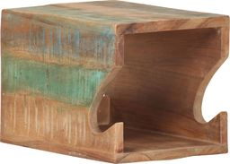 vidaXL Uchwyt ścienny na rower, 35x25x25 cm, lite drewno z odzysku