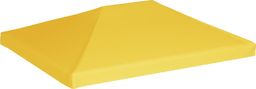  vidaXL Zadaszenie altany ogrodowej, 270 g/m, 4x3 m, żółte (312082)