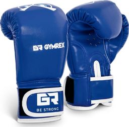Gymrex Rękawice bokserskie treningowe dla dzieci 4 oz niebieskie