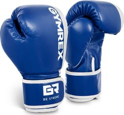 Gymrex Rękawice bokserskie treningowe dla dzieci 6 oz niebieskie