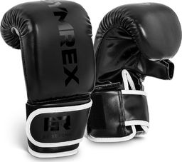  Gymrex Rękawice bokserskie treningowe 12 oz czarne