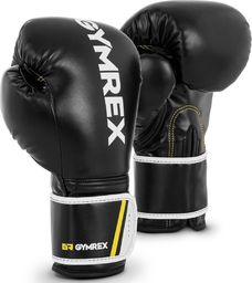 Gymrex Rękawice bokserskie treningowe 10 oz czarne (1023007)