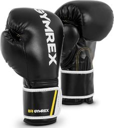 Gymrex Rękawice bokserskie treningowe 14 oz czarne (1023007)