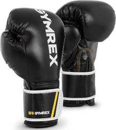 Gymrex Rękawice bokserskie treningowe 16 oz czarne (1023007)