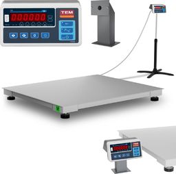 TEM Waga platformowa przemysłowa interfejs RS232 600 kg / 200 g LED M LEGALIZACJA