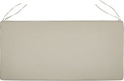  Beliani Poduszka na ławkę ogrodową 112 x 54 cm beżowa VIVARA