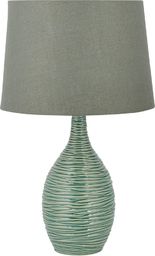 Lampa stołowa Beliani Lampka nocna ceramiczna zielona ATSAS