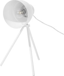 Lampa stołowa Beliani biała  (88438)