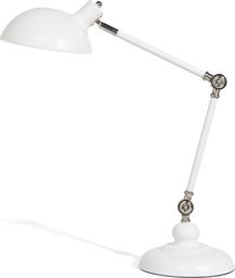 Lampka biurkowa Beliani biała  (43146)