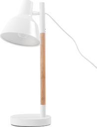 Lampka biurkowa Beliani biała  (63317)