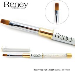  Reney Cosmetics Pędzelek Reney Pro Flat AN04 4 3.5mm*9mm uniwersalny