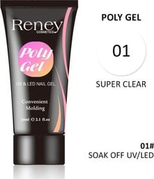  Reney Cosmetics Reney Polygel Acrylgel Super Clear 01 30ml uniwersalny