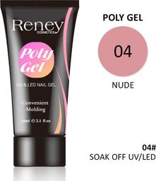  Reney Cosmetics Reney Polygel Acrylgel Nude 04 30ml uniwersalny