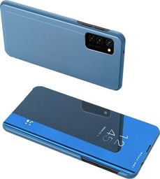  Hurtel Clear View Case futerał etui z klapką Samsung Galaxy A72 niebieski