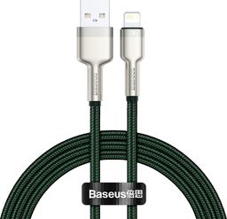 Kabel USB Baseus USB-A - Lightning 1 m Zielony (baseus_20210316154707)