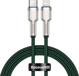 Kabel USB Baseus USB-C - Lightning 1 m Zielony (baseus_20210316152823)