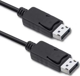 Kabel Qoltec DisplayPort - DisplayPort 1m czarny (50371)