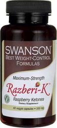  Swanson Swanson - Razberi-K, 500mg, 60 vkaps