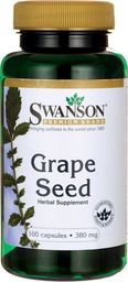  Swanson Swanson - Nasiona Winogron, 380mg, 100 kapsułek