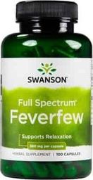  Swanson Swanson - Feverfew (Złocień Maruna), 380mg, 100 kapsułek