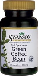  Swanson Swanson - Ekstrakt z Zielonej Kawy, 400mg, 60 kapsułek