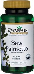  Swanson Swanson - Saw Palmetto (Palma Sabałowa), 540mg, 100 kapsułek