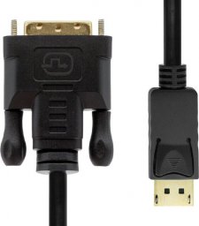 Kabel ProXtend DisplayPort - DVI-D 1 m czarny (DP1.2-DVI181-001)