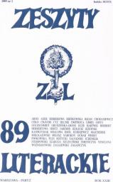 Zeszyty literackie 89 1/2005