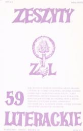 Zeszyty literackie 59 3/1997
