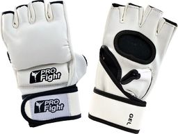 Profight Rękawice MMA Gloves PU biały r. M