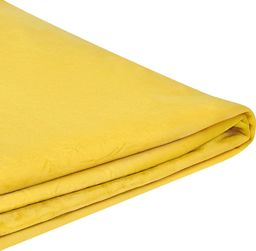  Beliani Wymienne obicie do łóżka 160 x 200 cm żółte FITOU