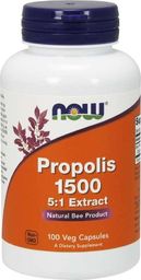 NOW Foods NOW Foods - Propolis 5:1, Ekstrakt, 1500mg, 100 vkaps