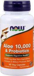  NOW Foods NOW Foods - Aloe 10.000 & Probiotyki, 60 vkaps